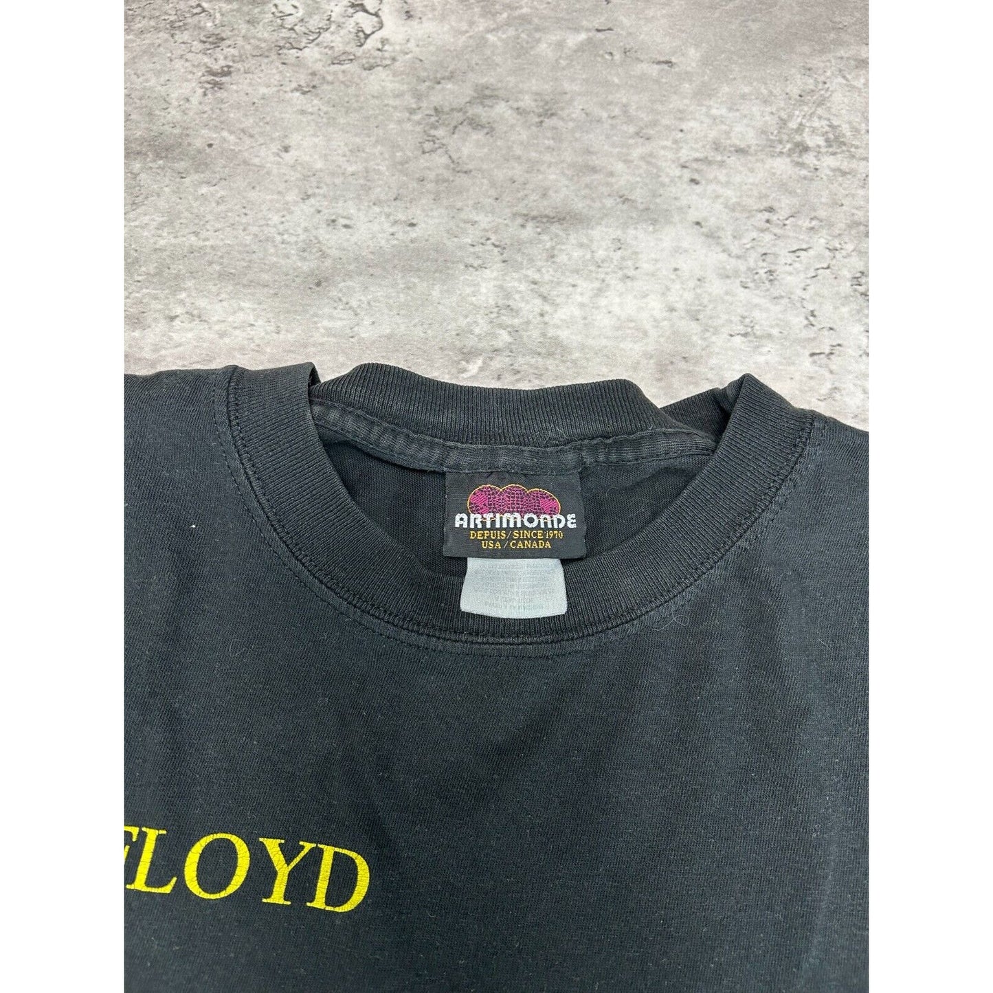 Vintage 2001 Pink Floyd Dark Side Of The Moon Rock Album T-Shirt Size Large