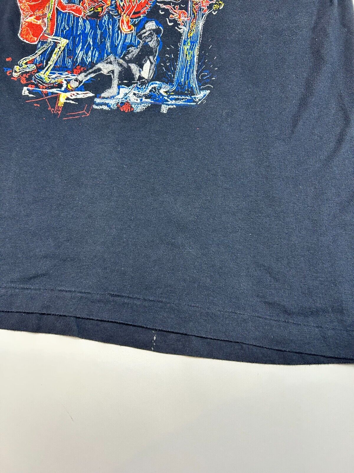 Vintage 80s Guns & Roses Use Your Illusion Tour Rock And Roll Music T-Shirt Size Large