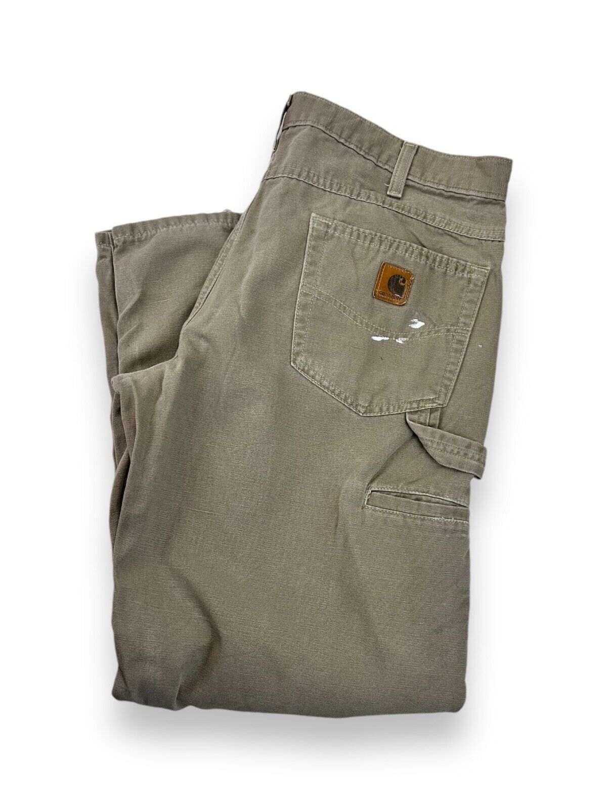 Vintage Carhartt Loose Fit Canvas Workwear Carpenter Pants Size 34