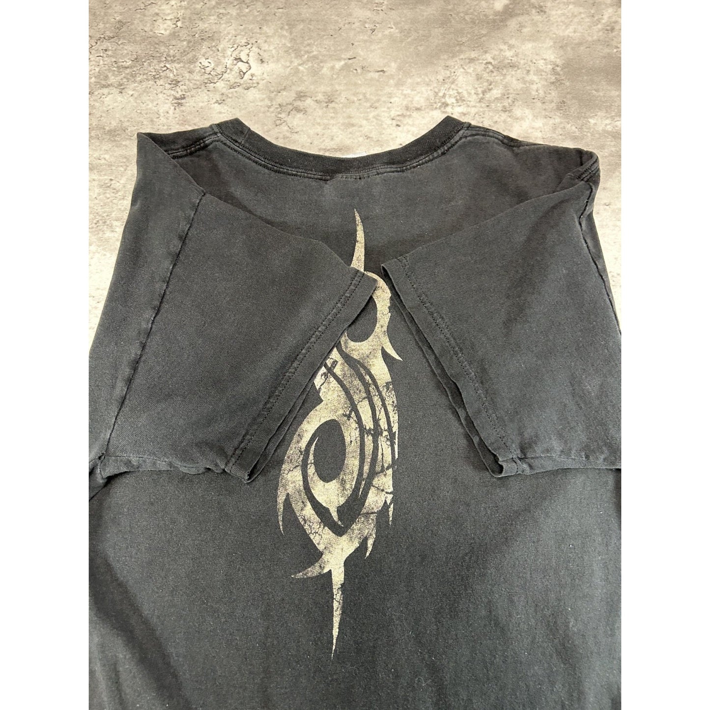Vintage Slipknot Heavy Metal Music Band T-Shirt Size Medium Black