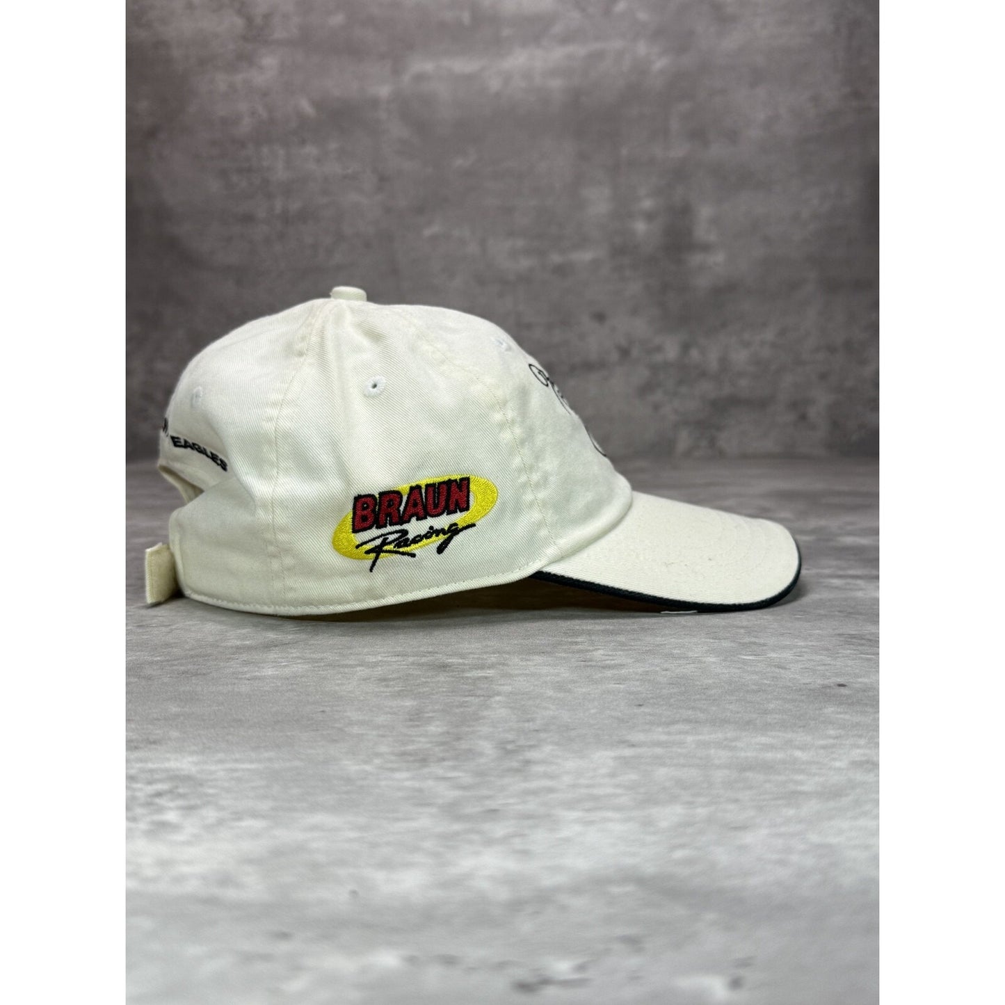 Vintage Justin Haley Nascar Fraternal Order Of Eagles Strapback Hat OSFA