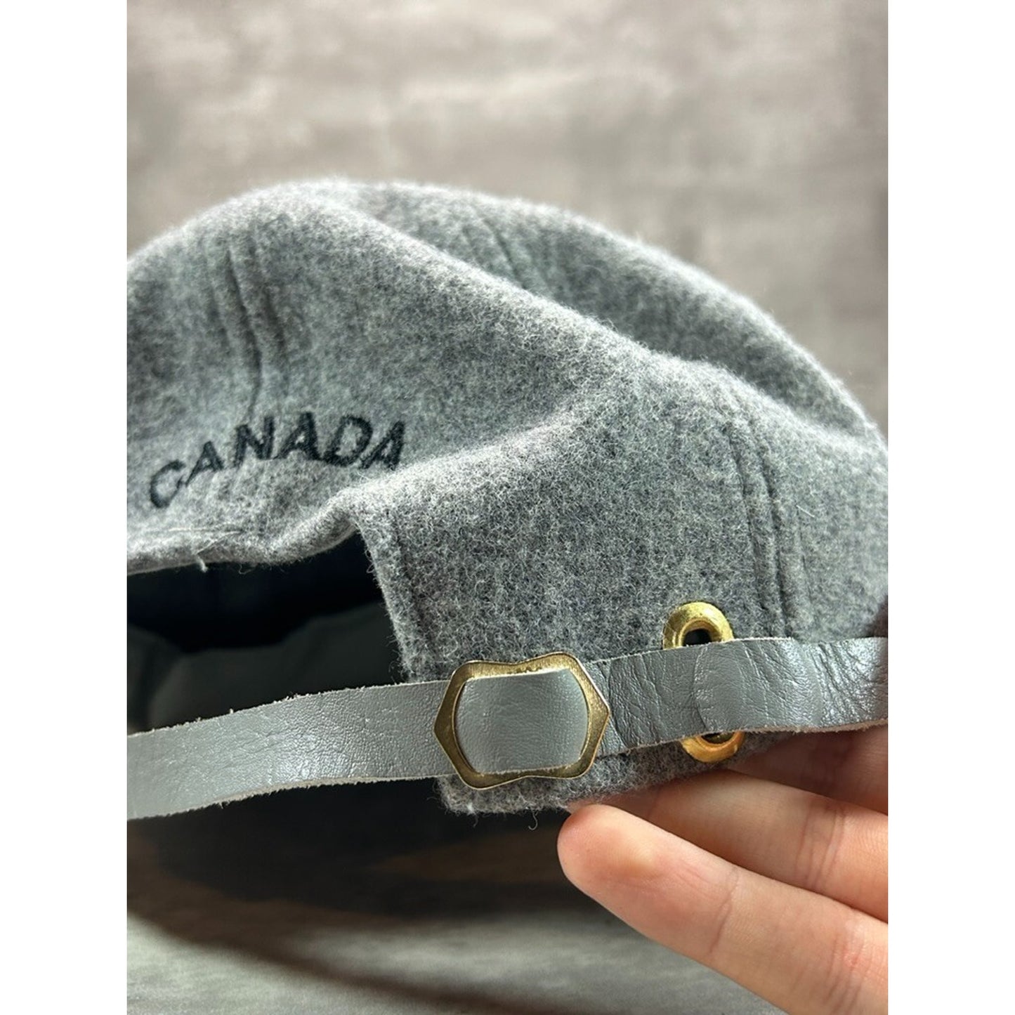 Vintage 1994 Lillehammer Olympics Embroidered Logo Wool Strapback Hat OSFA