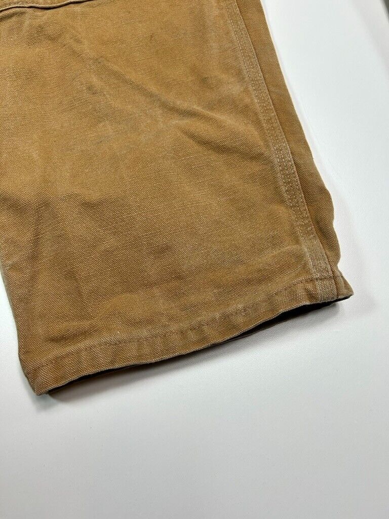 Vintage Carhartt Canvas Workwear Double Knee Carpenter Pants Size 35