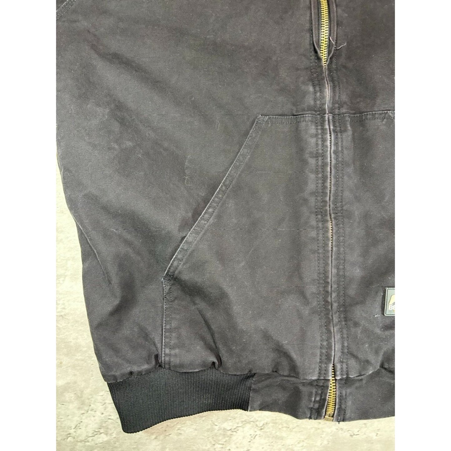 Berne Quilted Lined Canvas Workwear Arctic Style Jacket Size 2XLT