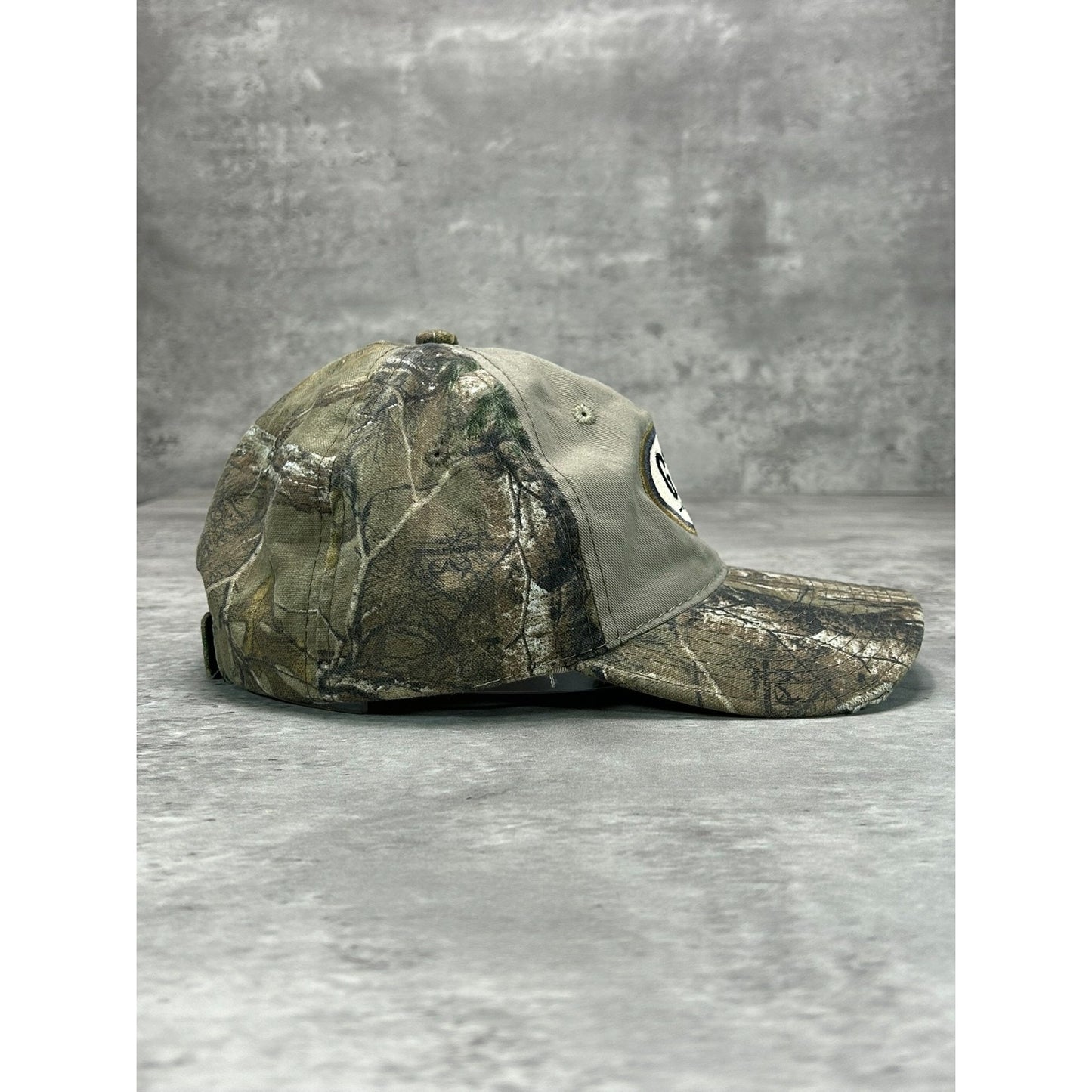 Vintage GTD Embroidered Logo Tree Camo Hunting Strapback Hat OSFA