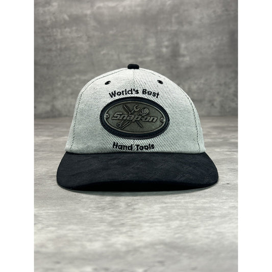 Vintage 90s Snap On Worlds Best Hand Tools Spellout Snapback Hat OSFA