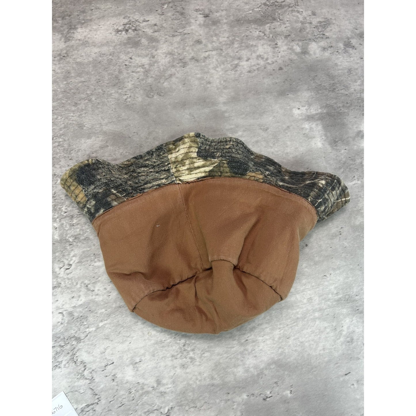 Vintage Tree Camo Hunting Bucket Hat OSFA Green/Brown