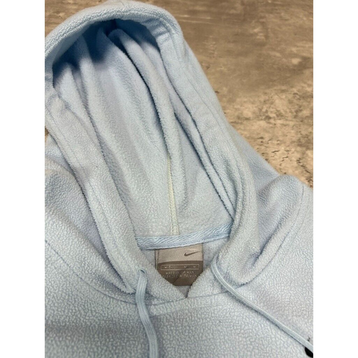 Vintage Womens Nike Embroidered Swoosh Two Tone Hooded Sweatshirt Size Medium
