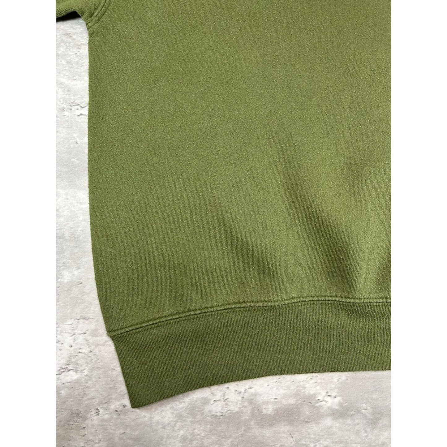 Vintage USMC Graphic Crest Spellout Pullover Sweatshirt Size Medium Green