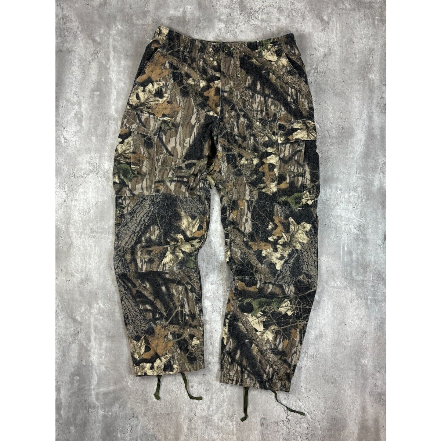 Vintage Hunting Camo Multi Pocket Cargo Pants Size 34