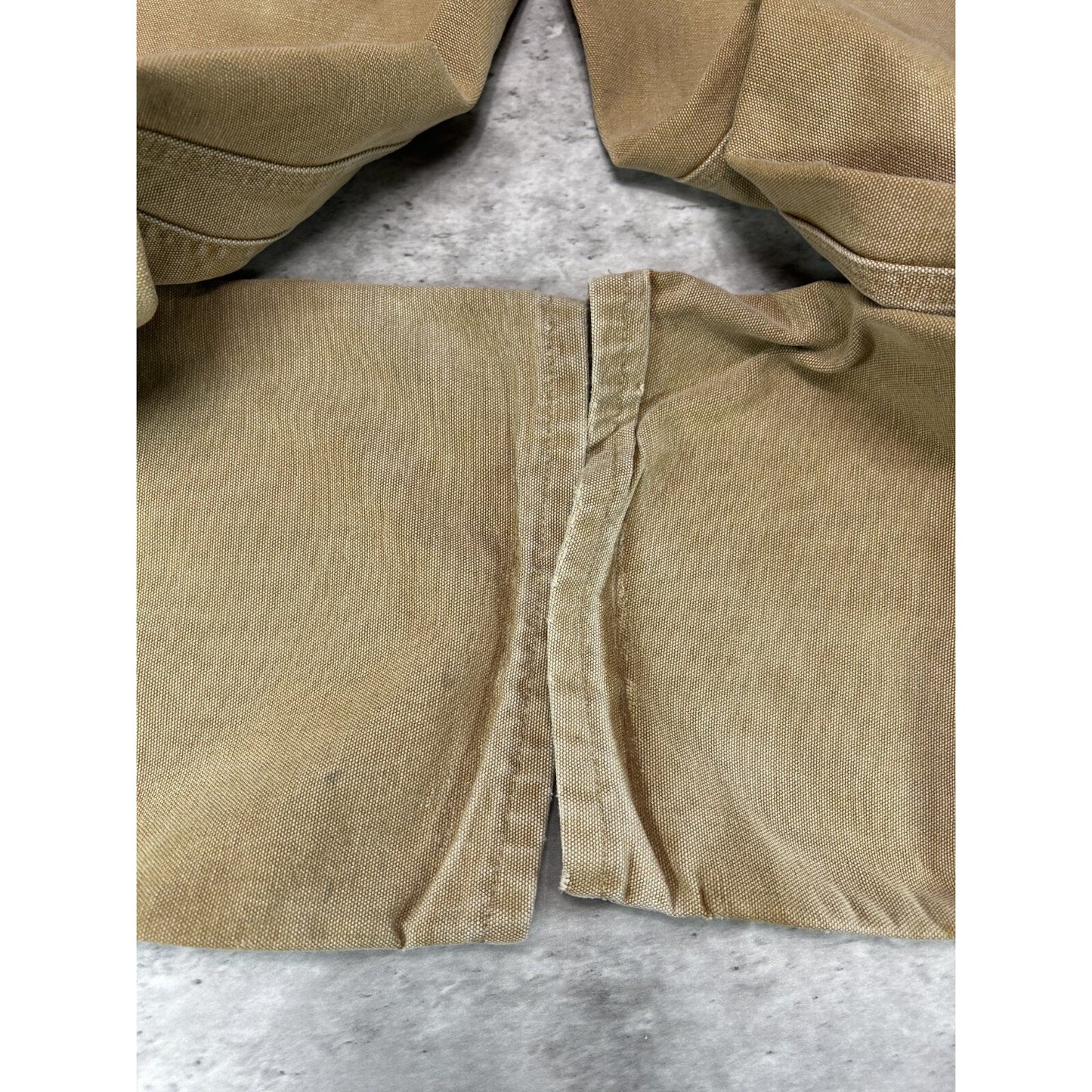 Carhartt 125 Years Canvas Workwear Carpenter Double Knee Pants Size 32 Made USA