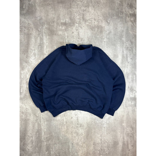 Vintage South Dakota State NCAA Collegiate Crest Hooded Sweatshirt Size XXL Blue