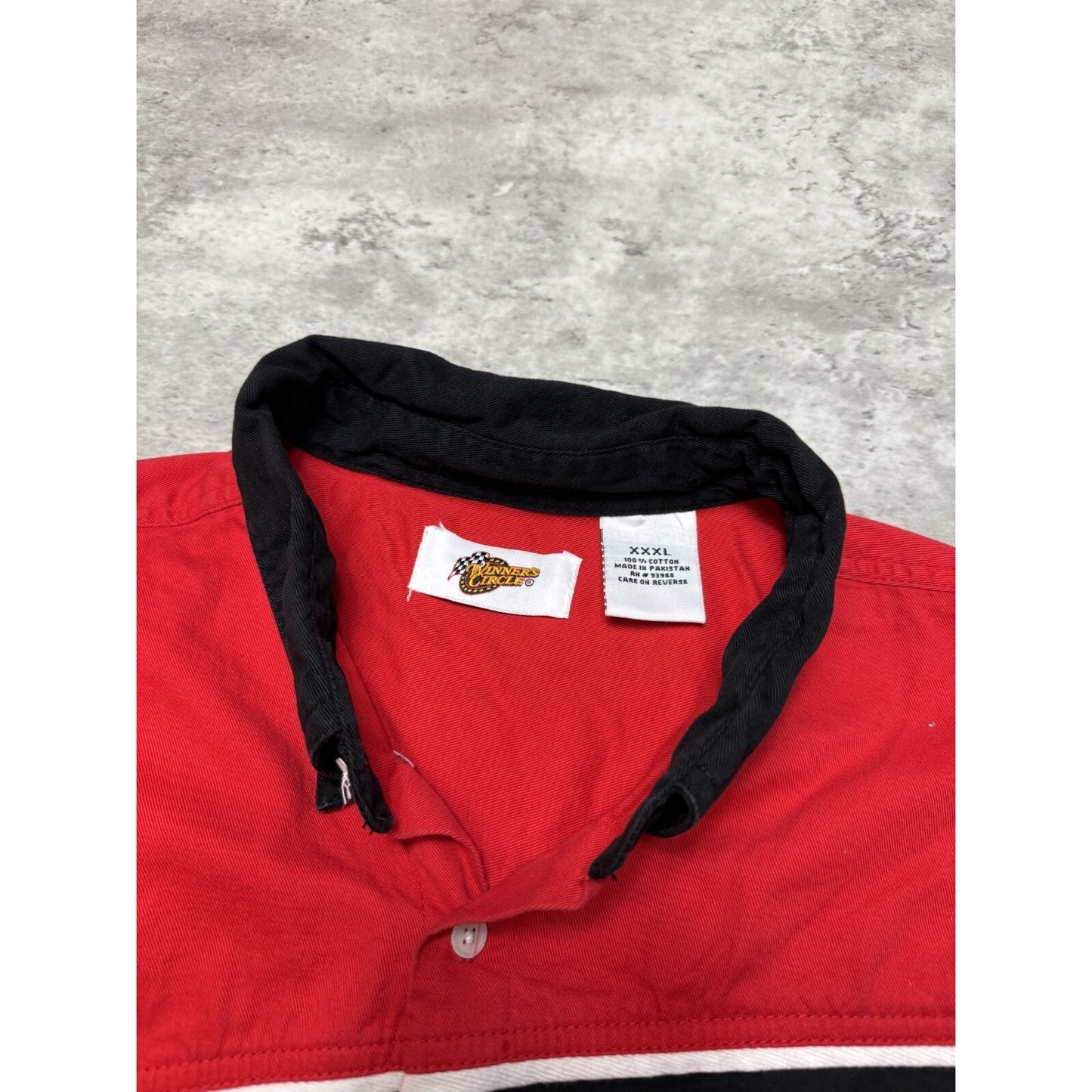 Vintage Dale Earnhardt Jr #8 NASCAR Bud Racing Button Up Shirt Size 3XL Red