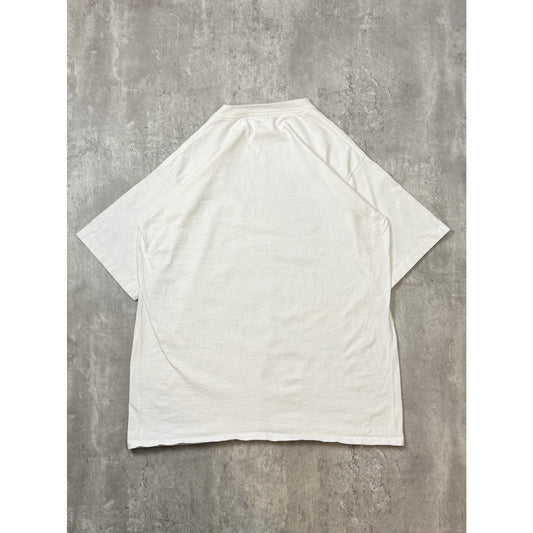 Vintage 90s God At His Computer Comedy Cartoon Graphic T-Shirt Size XL