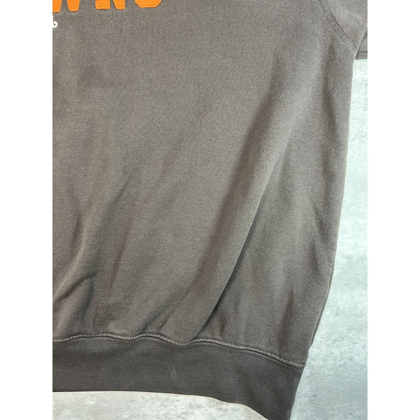 Vintage Cleveland Browns NFL Embroidered Spellout Football Sweatshirt Size XL