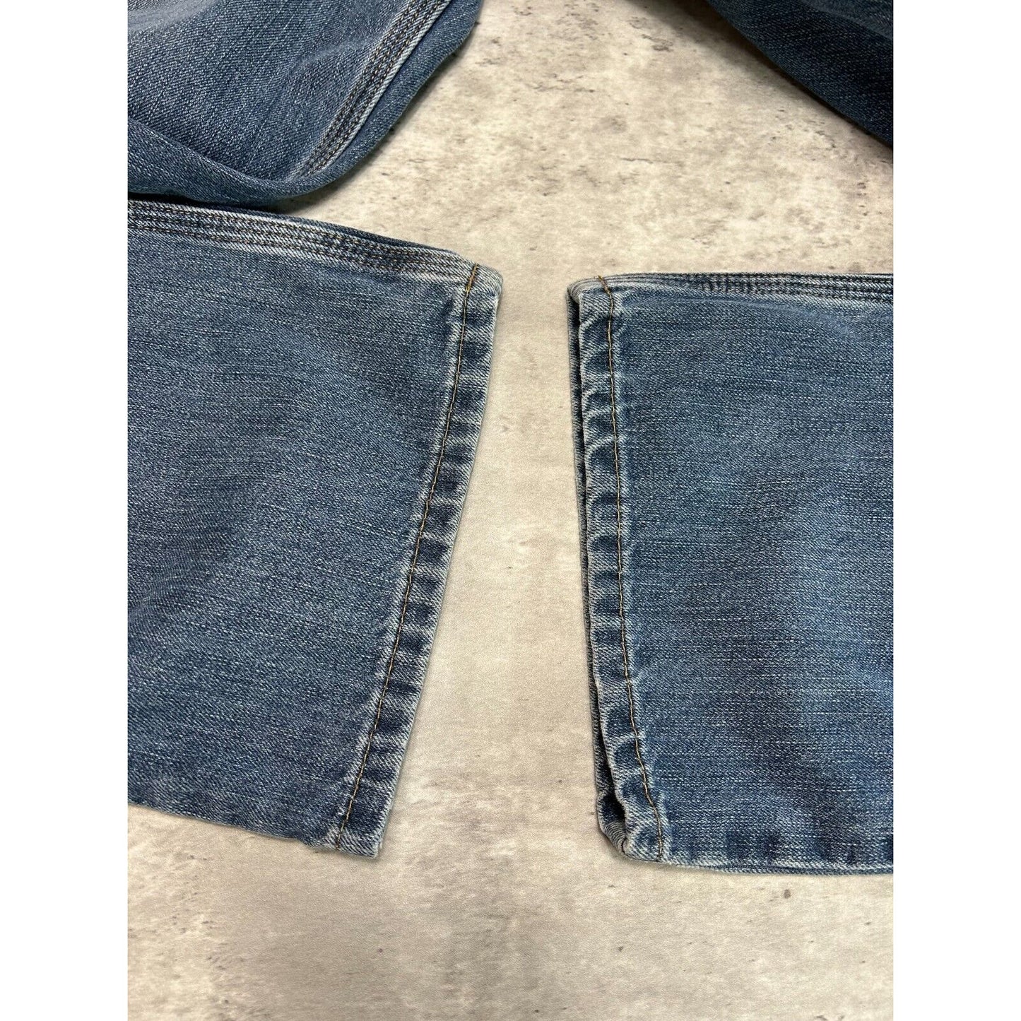 Carhartt Relaxed Fit Dark Wash Denim Workwear Pants Size 36