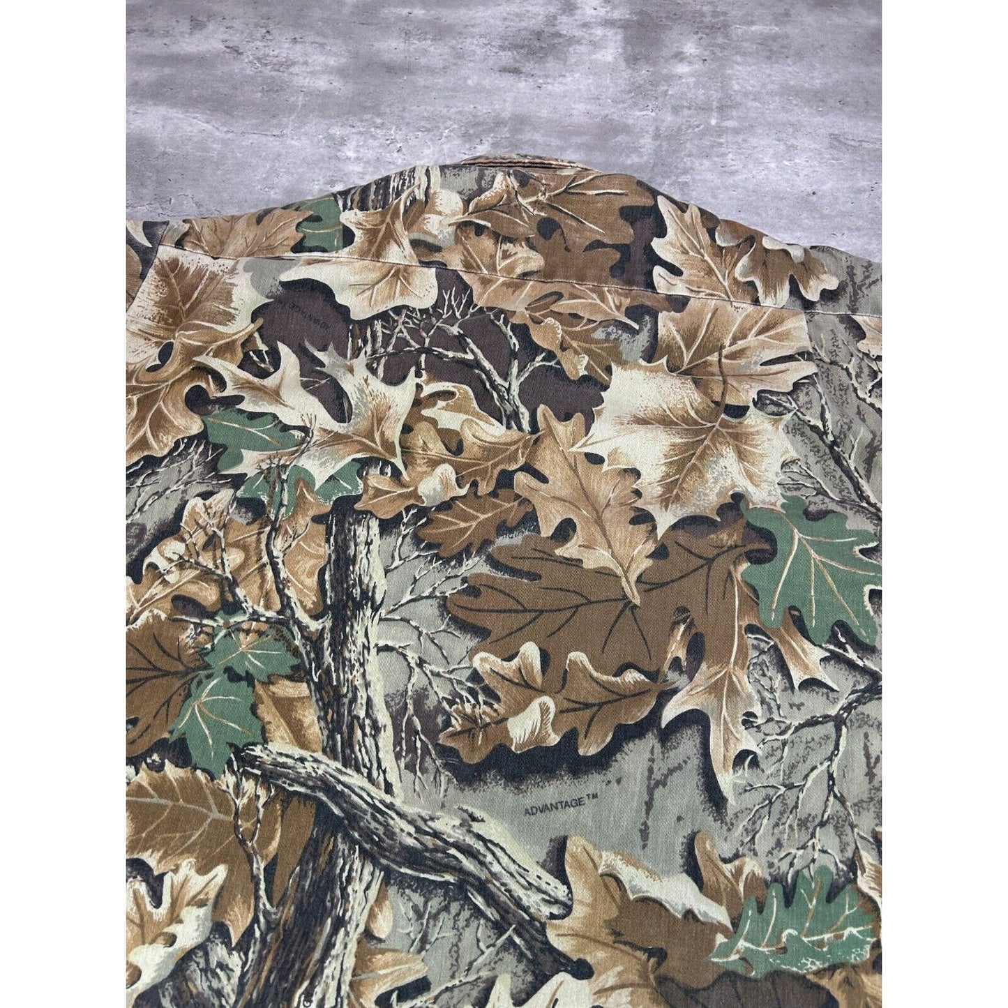 Vintage 80s/90s Redhead Advantage Camo Long Sleeve Button Up Shirt Size XXL