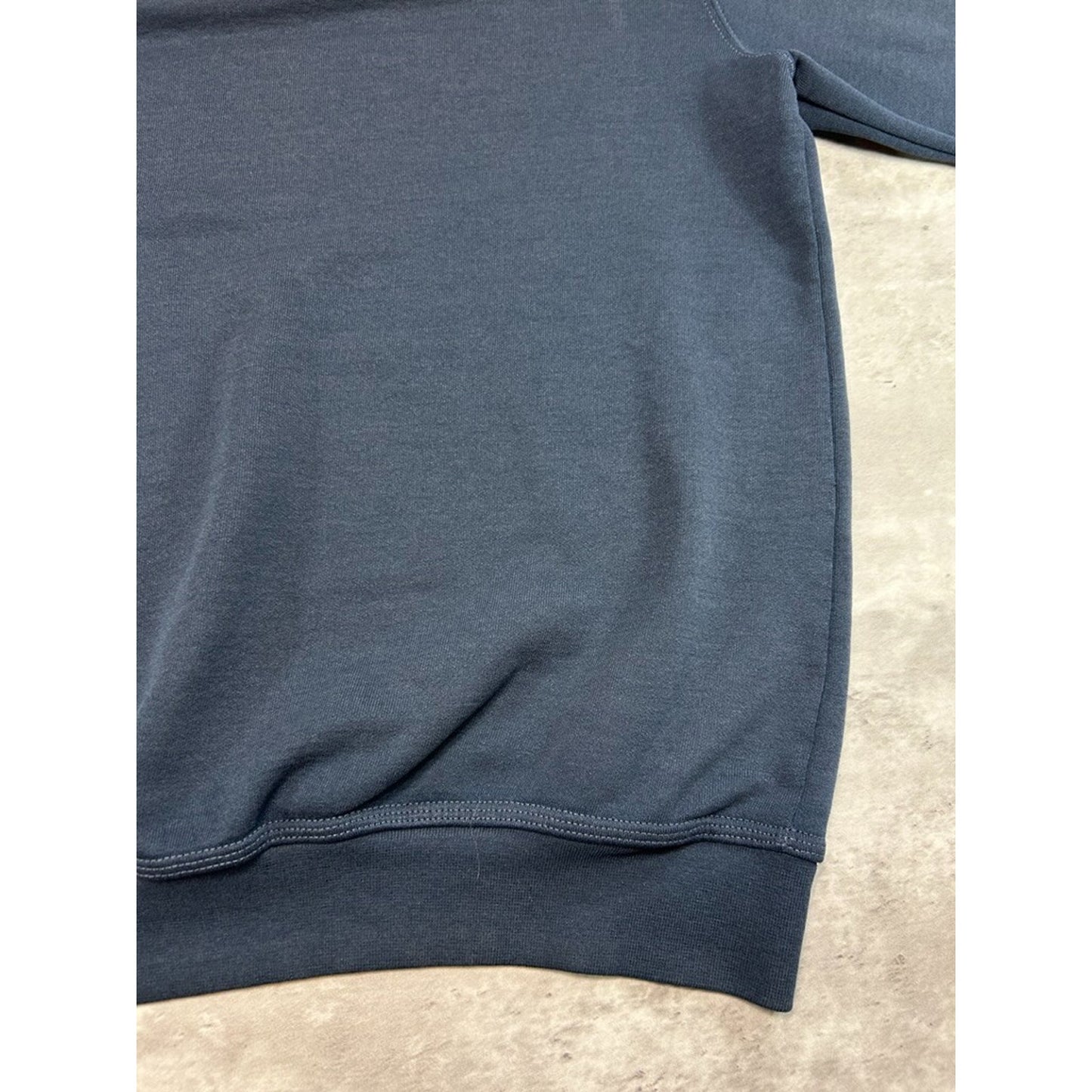 Vintage Carhartt Embroidered Patch Pullover Crewneck Sweatshirt Size Large Blue