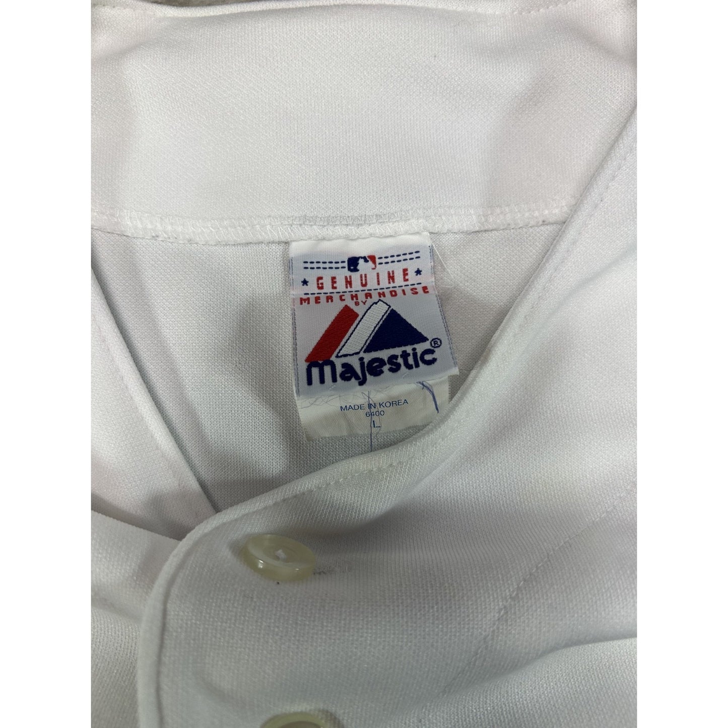 Vintage Milwaukee Brewers MLB Stitched Majestic Baseball Jersey Size Large