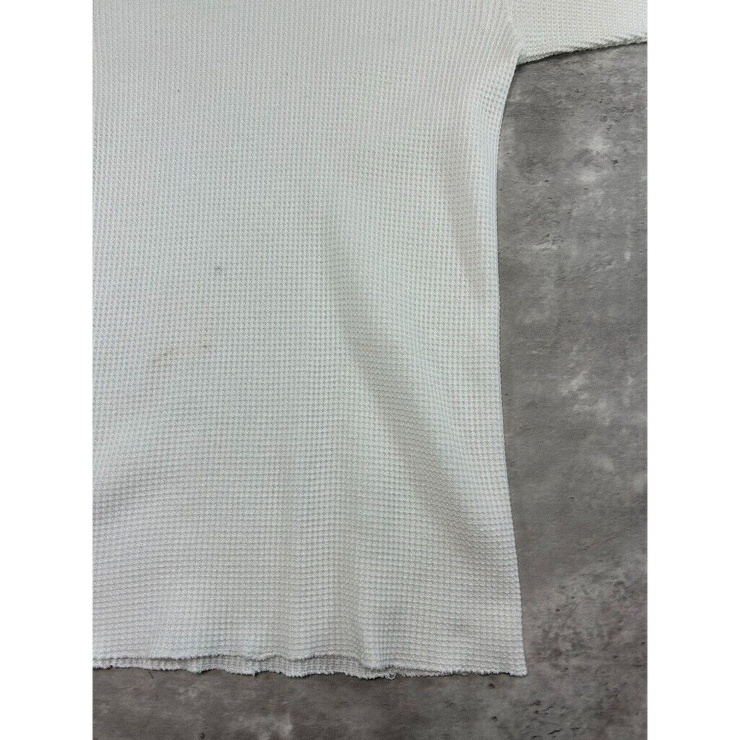 Vintage 1980s Handex Blank Thermal Print Long Sleeve T-Shirt Size Medium