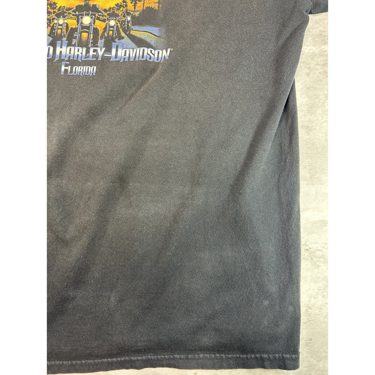 Harley Davidson Motorcycles Daytona BIke Week Graphic T-Shirt Size XL Black