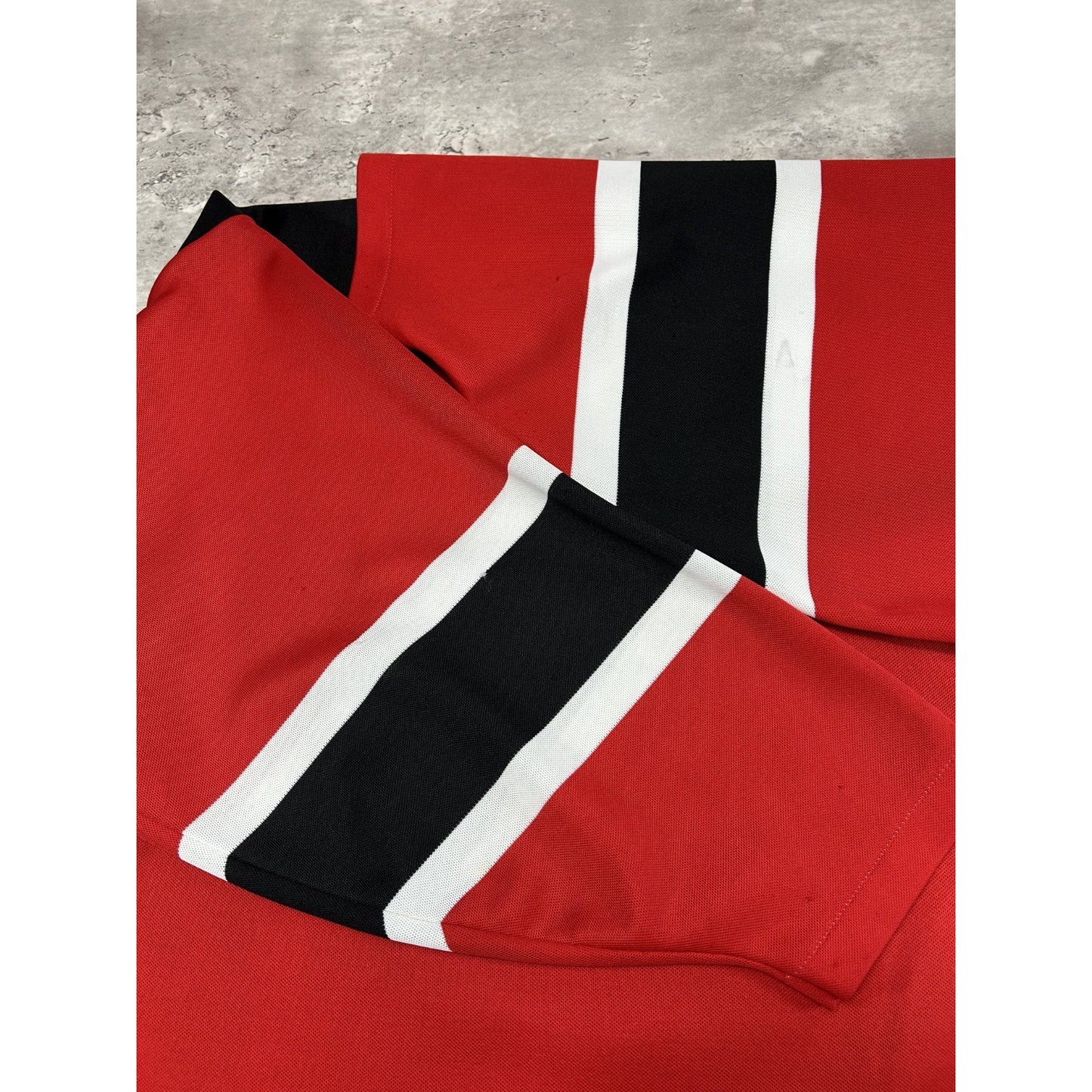 Vintage 90s New Jersey Devils NHL CCM Maska Hockey Jersey Size Small Red