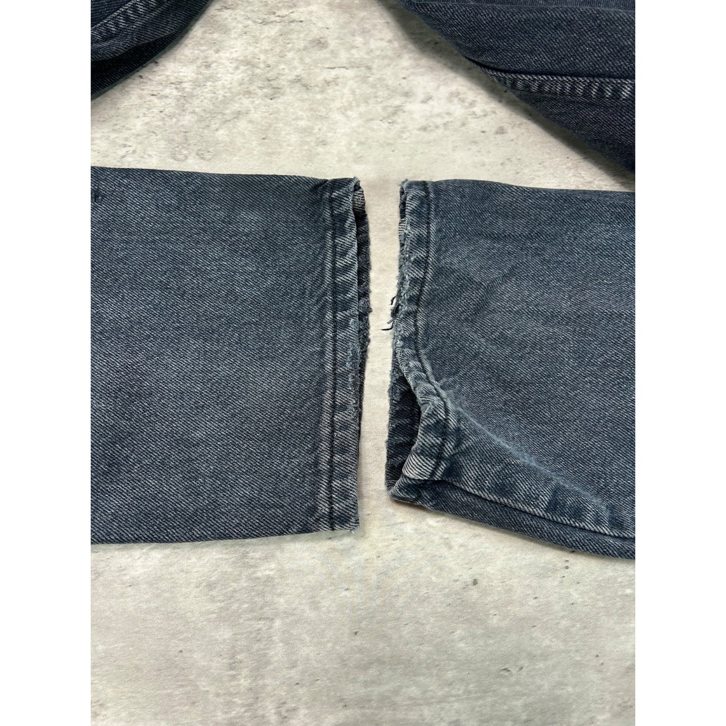 Vintage 90s Guess Jeans Baggy Fit Black Denim Pants Size 33