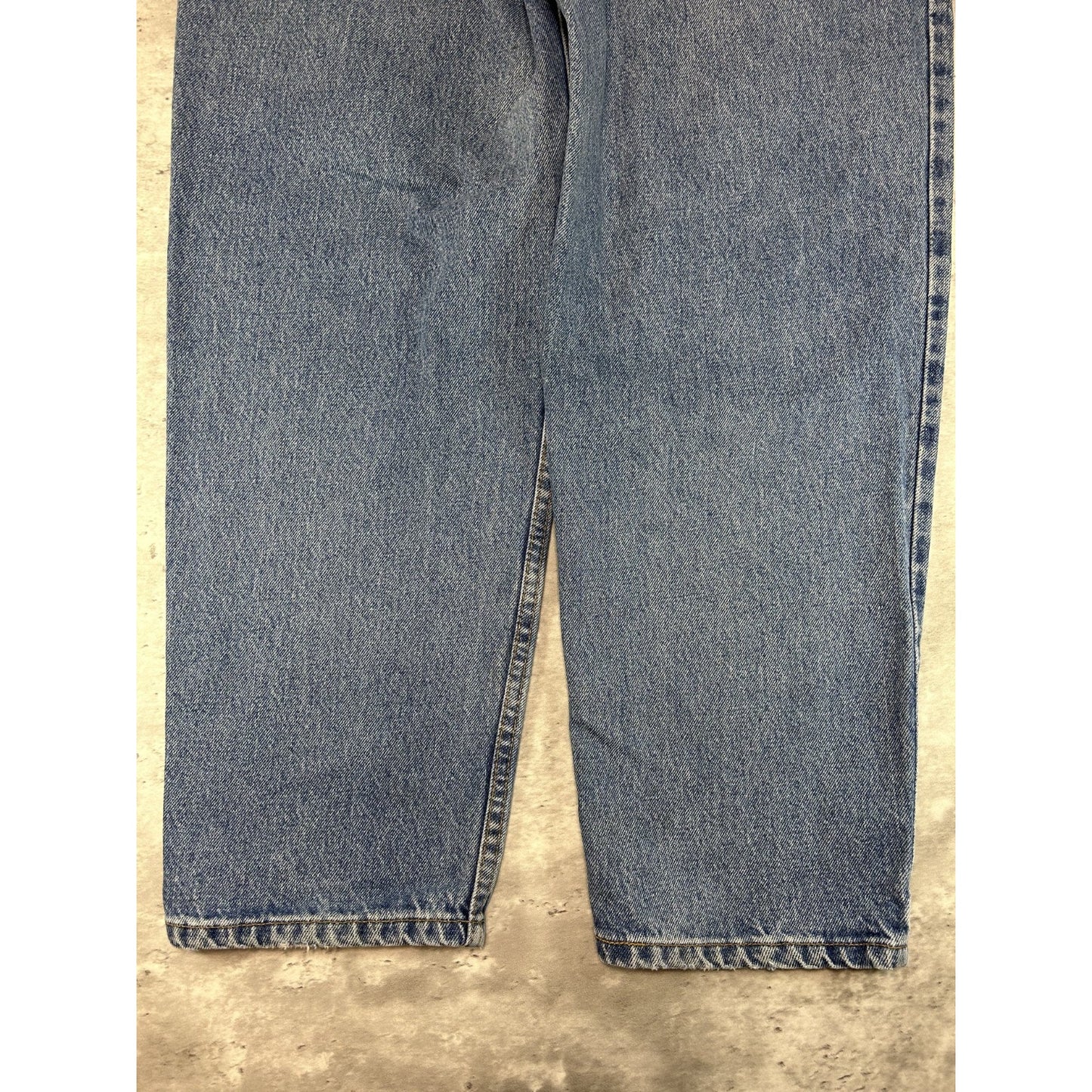 Vintage 90s Levis Red Tab 560 Light Wash Baggy Fit Denim Pants Size 32 Blue