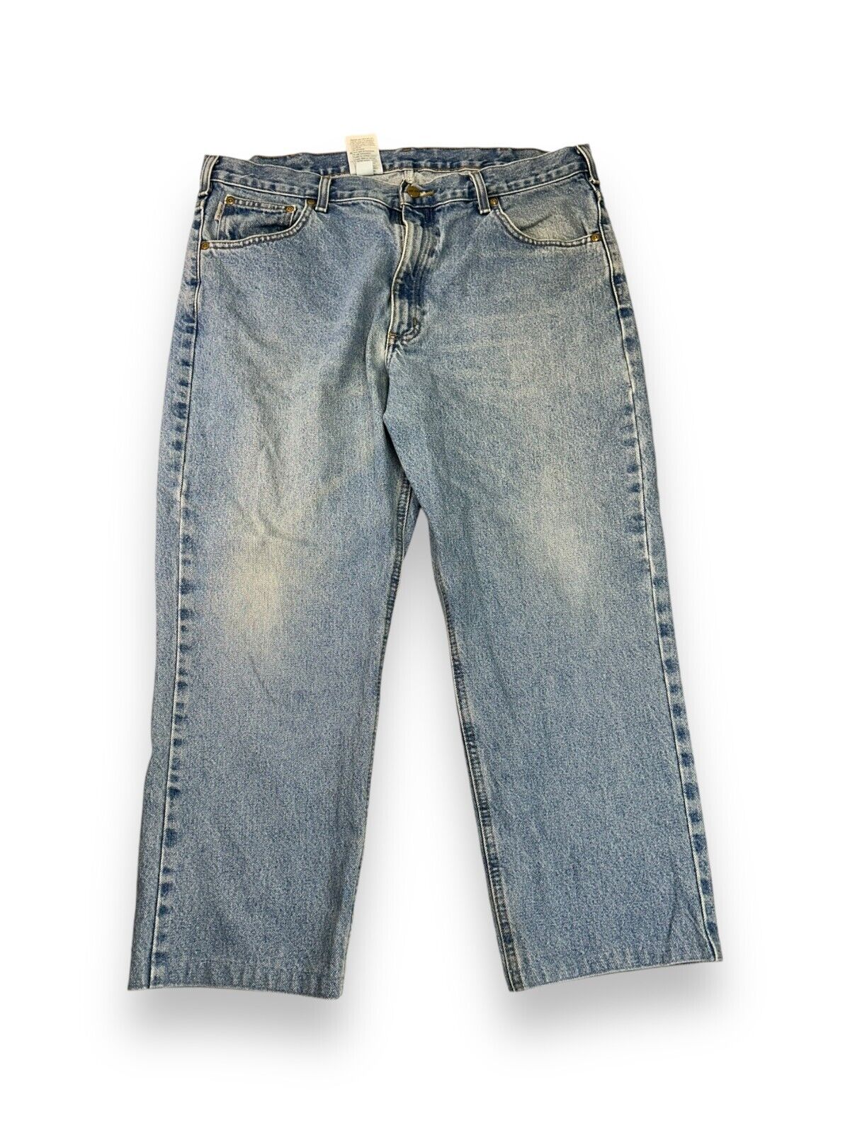 Vintage Carhartt Traditional Fit Medium Wash Denim Workwear Pants Size 38W