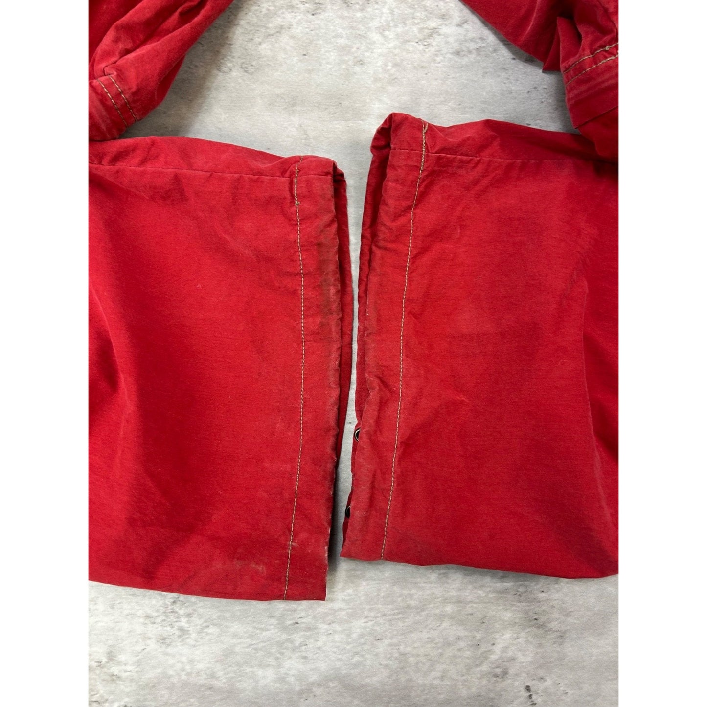 Vintage Y2K Plugg Convertible Baggy Fit Cargo Pants Size 35 Red