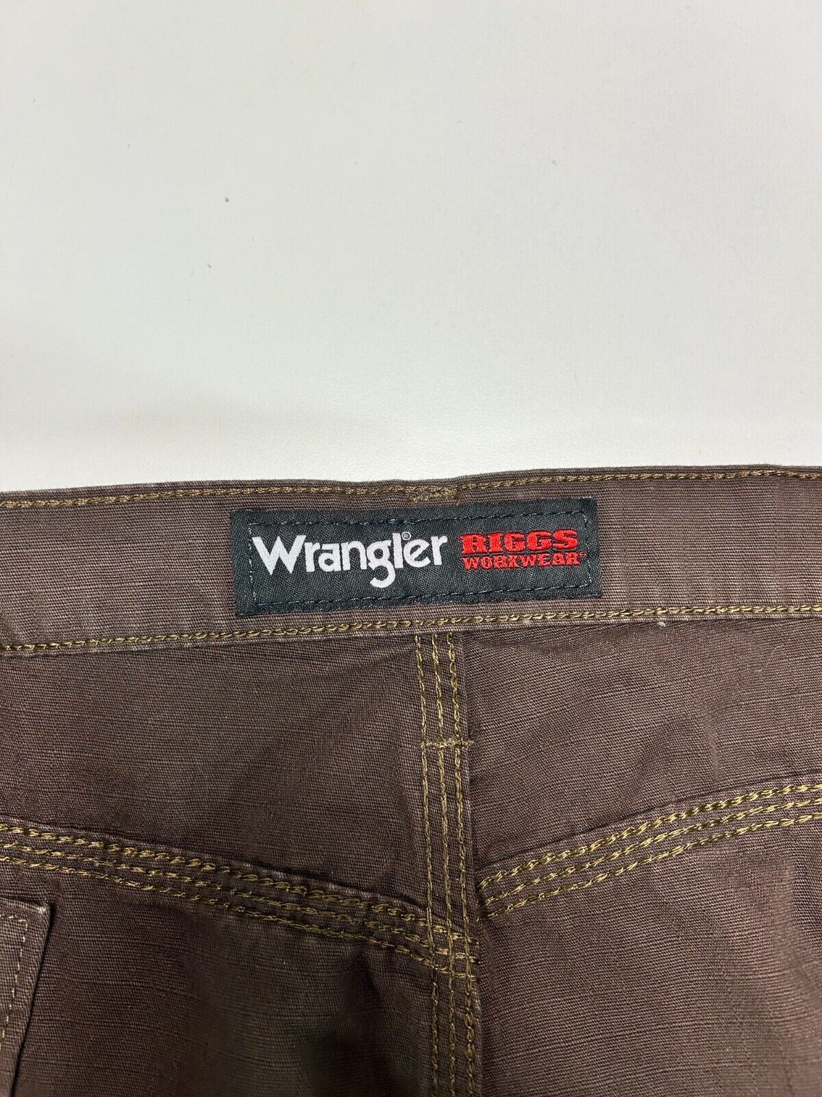 Vintage Wrangler Riggs Ripstop Work Wear Double knees Cargo Pants Size 42W