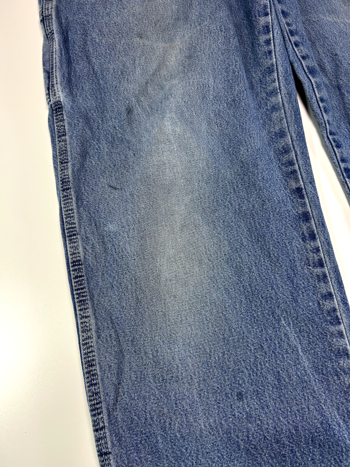 Vintage Dickies Light Wash Denim Work Wear Carpenter Pants 38W Size Blue