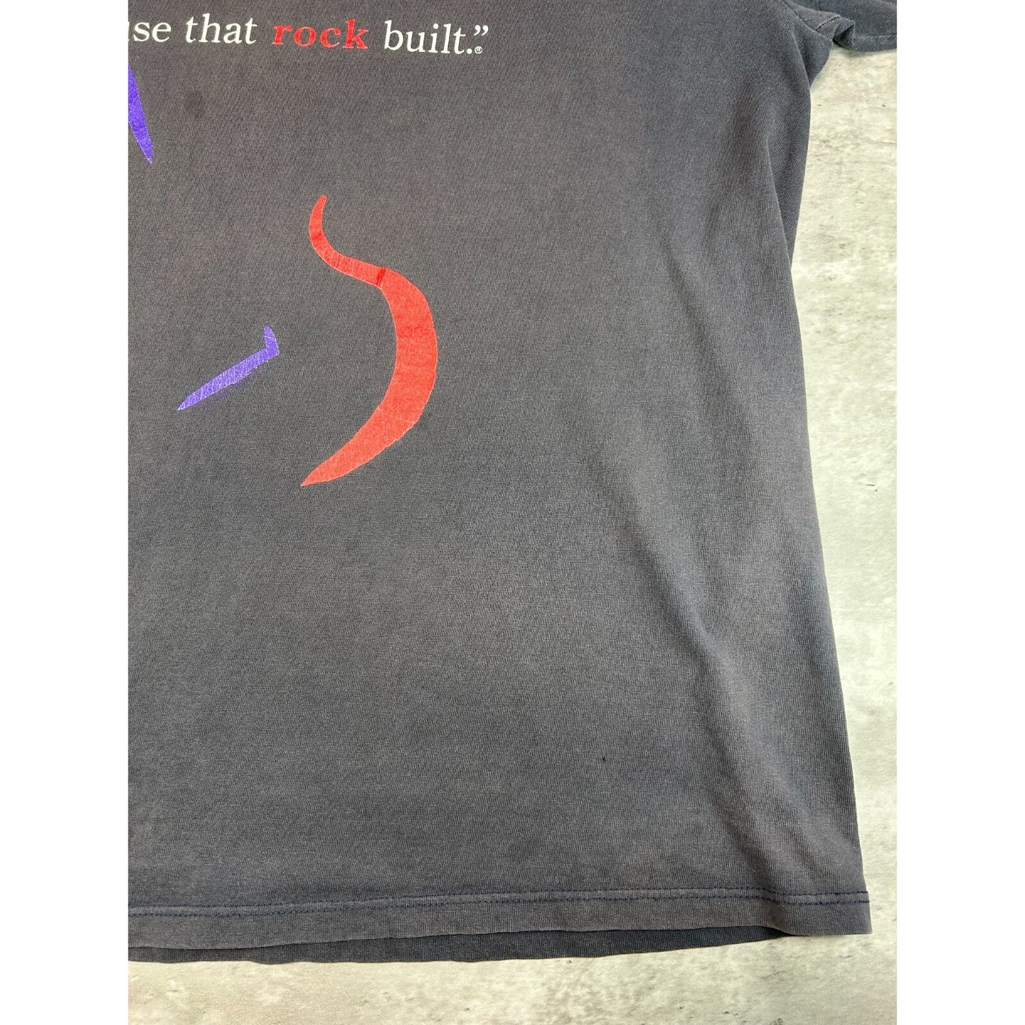 Vintage 90s Rock And Roll Hall Of Fame The House That Rock Built T-Shirt Size XXL