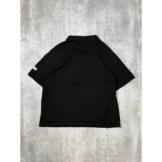 Vintage Nascar Graphic Spellout Racing T-Shirt Size Small Black