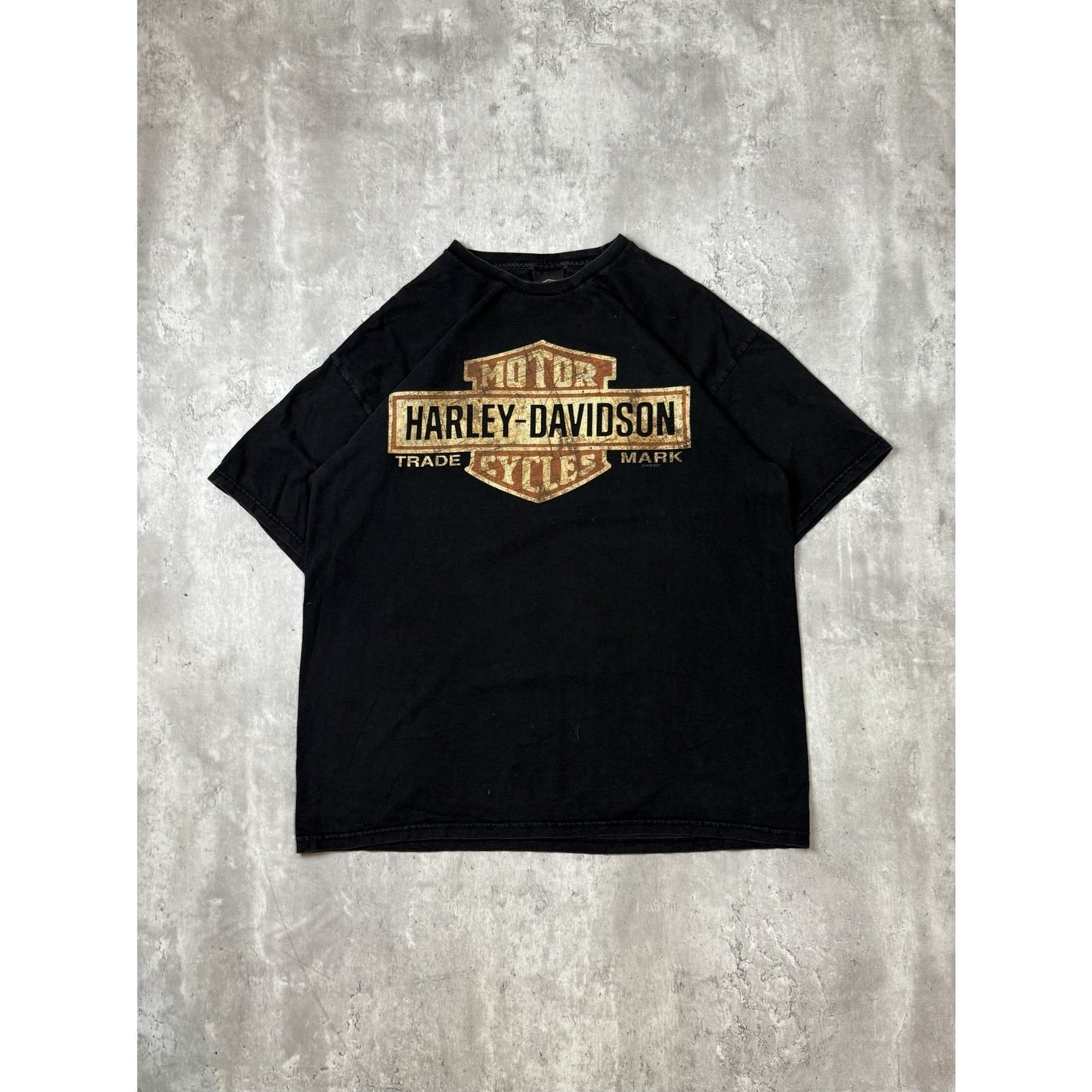 Harley Davidson Motorcycles Classic Logo Graphic T-Shirt Size XL Black