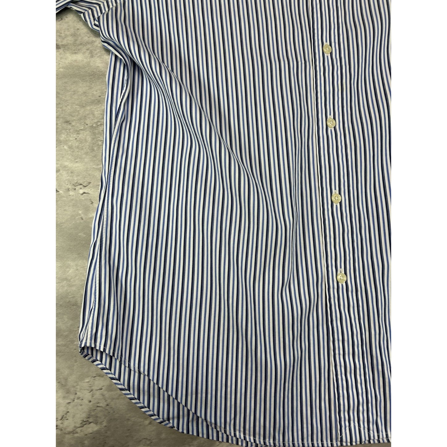 Vintage Polo Ralph Lauren Striped Long Sleeve Button Up Shirt Size Medium