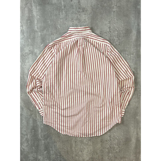 Vintage Polo Ralph Lauren Embroidered Pony Long Sleeve Button Up Shirt Sz Large