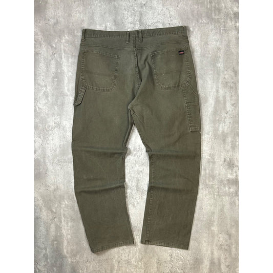Vintage Dickies Canvas Workwear Five Pocket Pants Size 42 Green