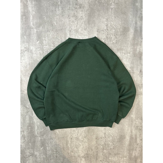 VTG 1996 Brett Favre #4 Green Bay Packers NFL Back To Back MVP Sweatshirt Large