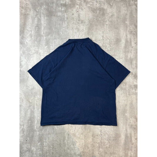 Vintage 90s Dolphin Ocean Animal Nature Graphic T-Shirt Size 2XL Blue