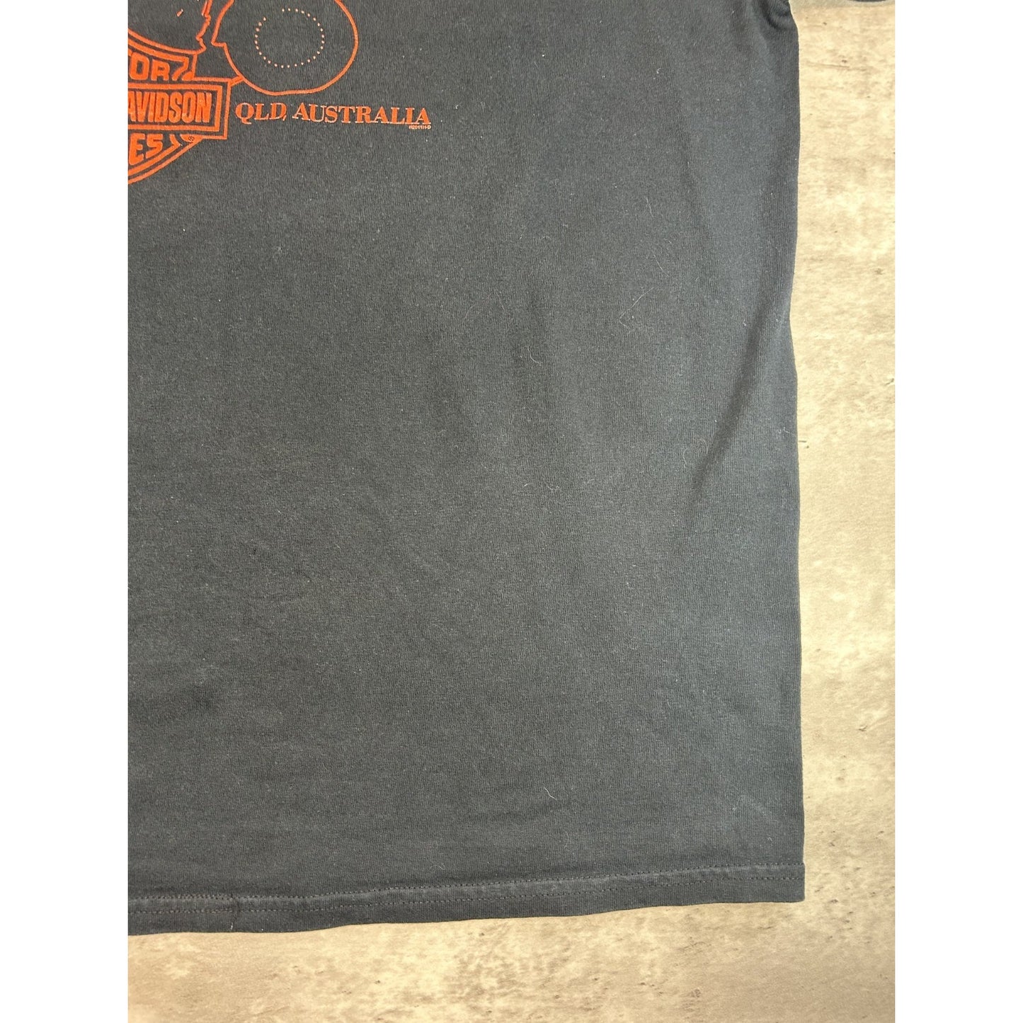 Vintage Harley Davidson Australia Kangaroo Sunset Graphic T-Shirt Size 2XL