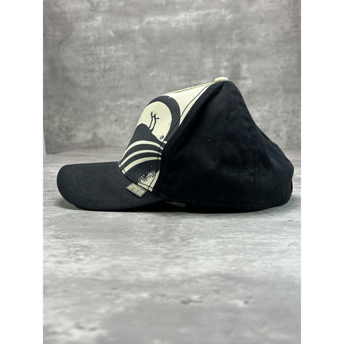 Vintage Atticus Big Bid Graphic Two Tone Snapback Hat OSFA