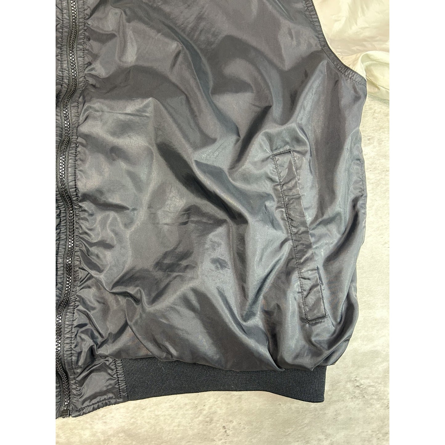Vintage 90s Nike Embroidered Swoosh Reversible Bomber Jacket Size XL