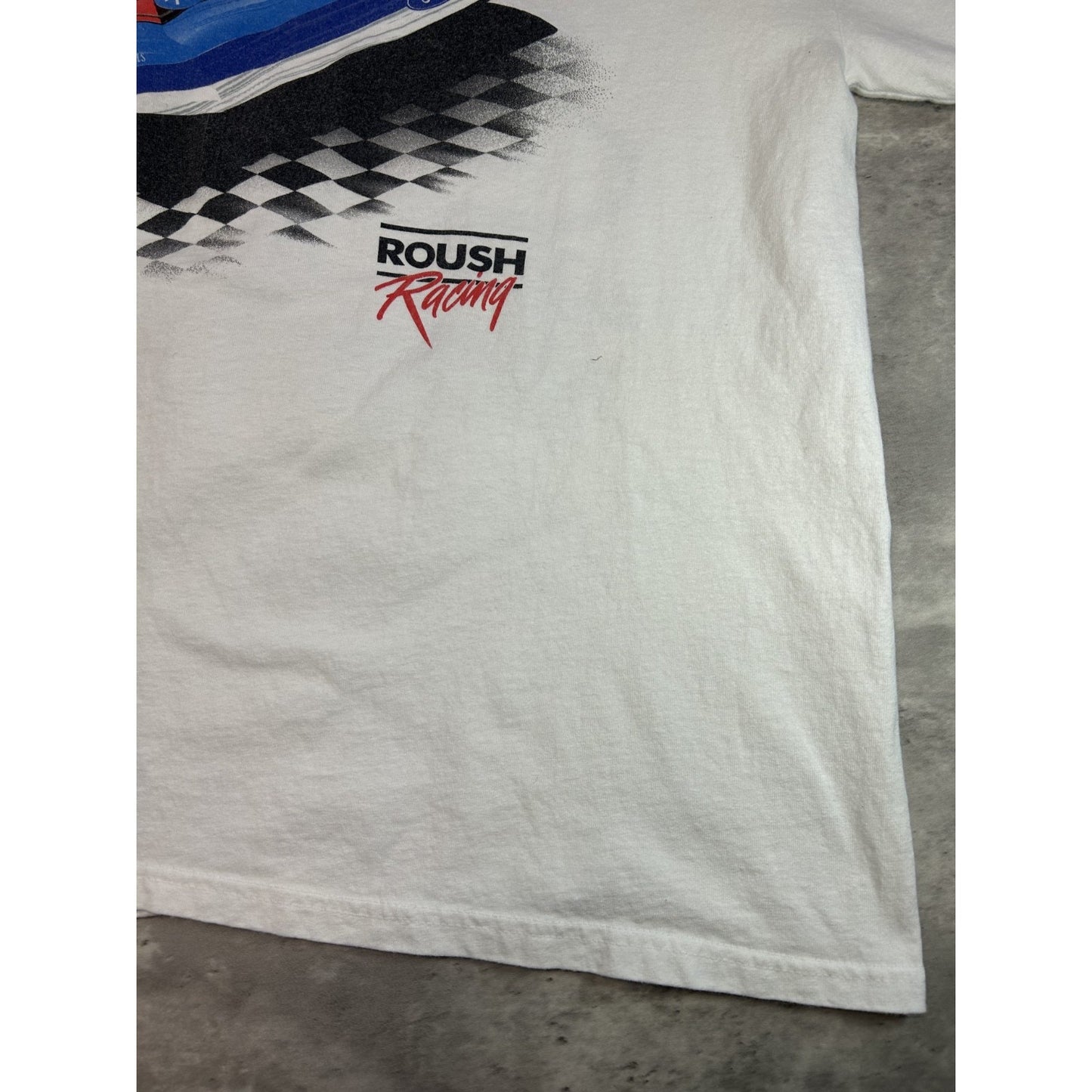 Vintage Mark Martin #6 Viagra Racing Nascar Graphic T-Shirt Size XL White