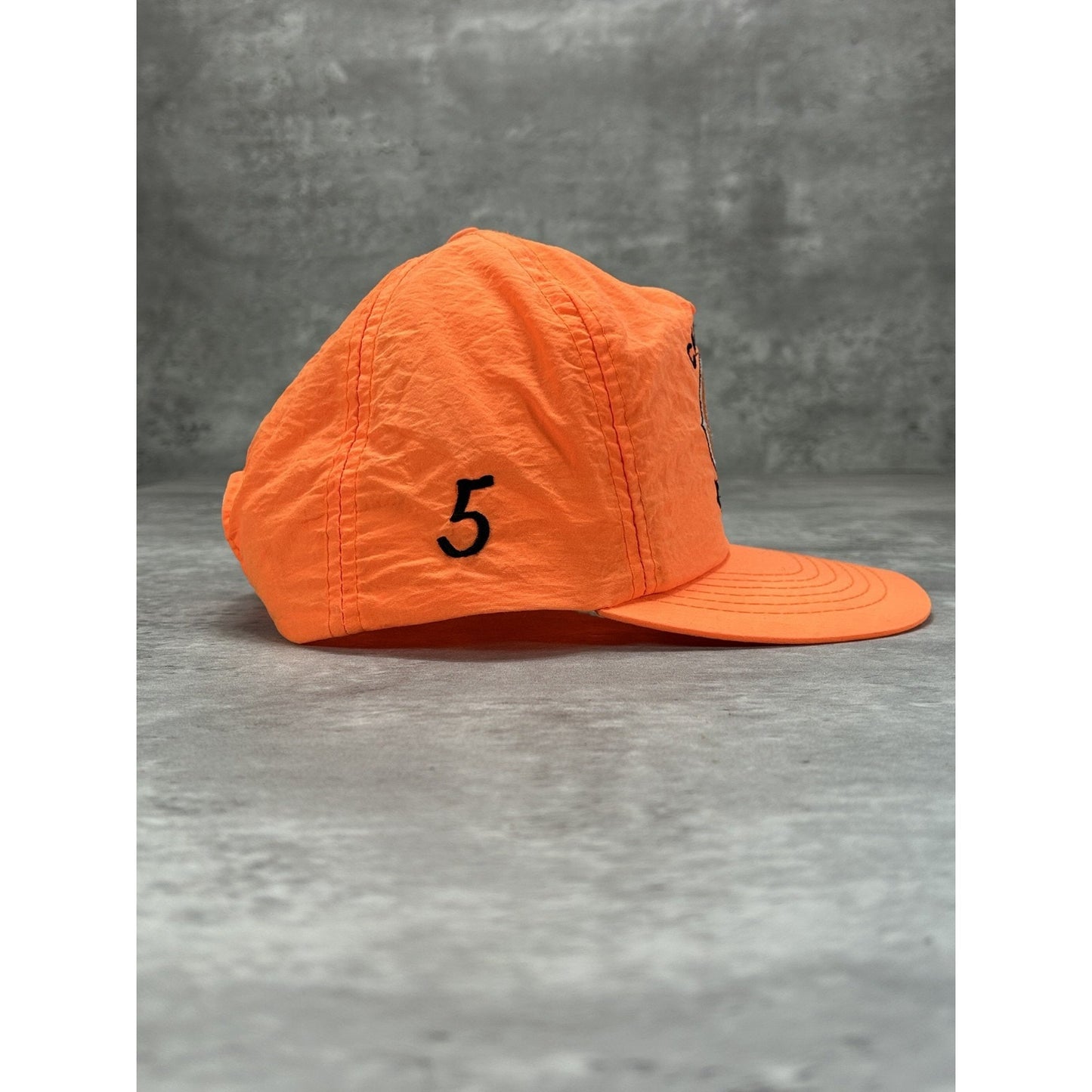 Vintage 90s Chicago Bears Embroidered Logo Snapback Hat OSFA Orange