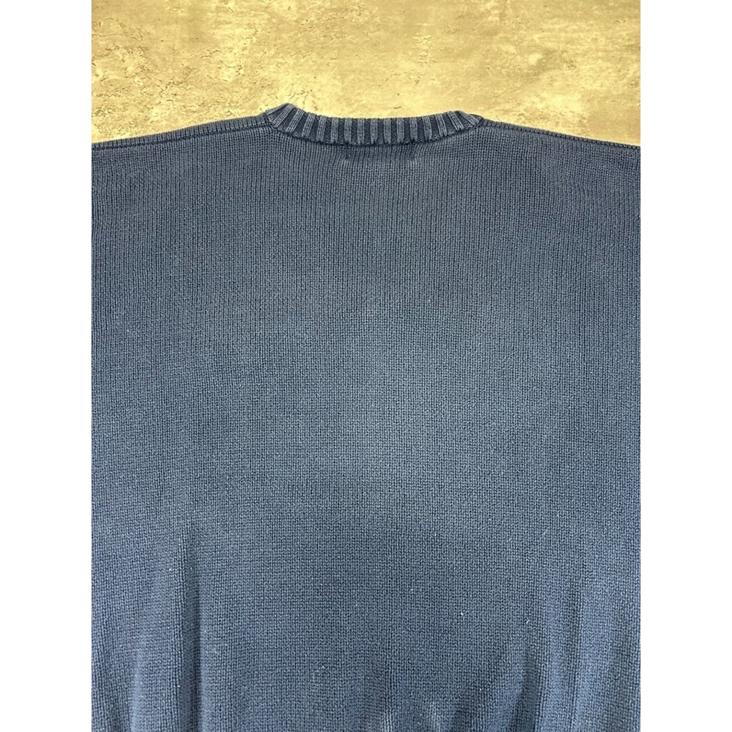 Vintage 90s Sault Ste Marie Golf Club Embroidered Crest Knit Sweater Size Large