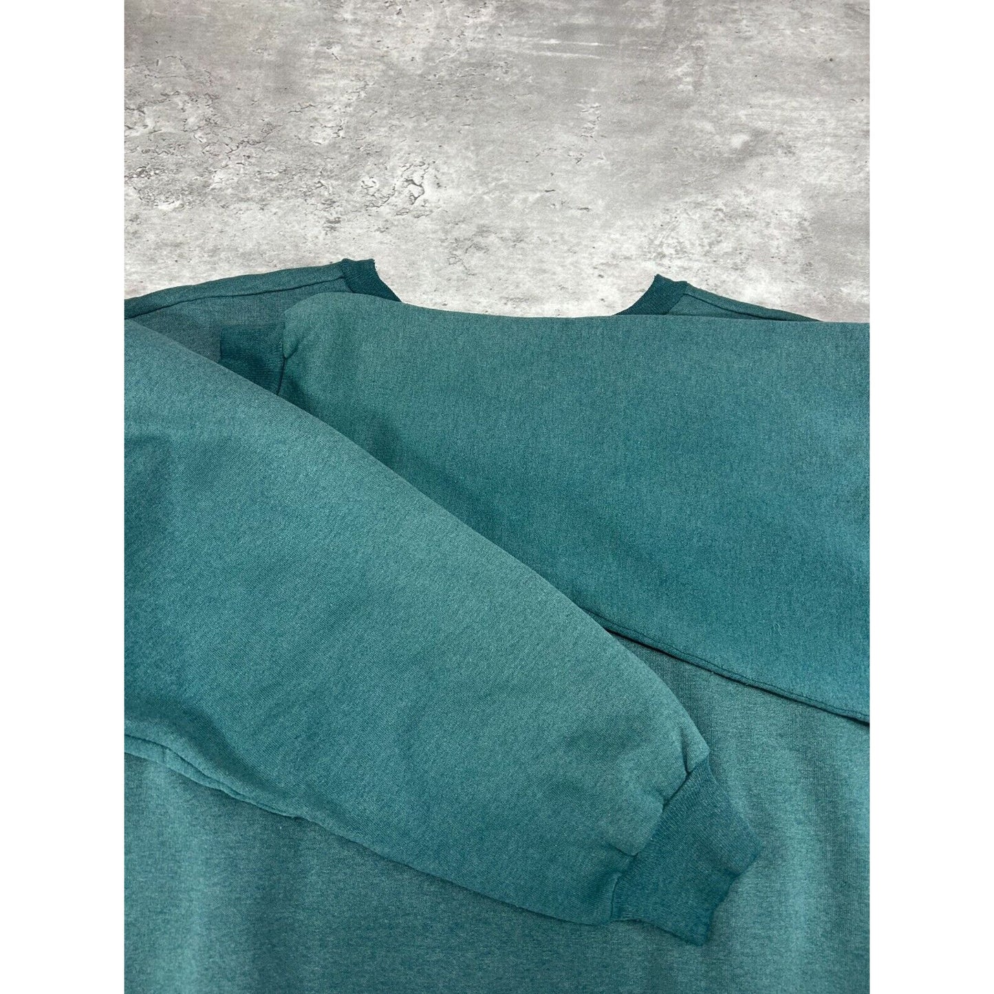 Vintage 90s Muskoka Loon Graphic Wildlife Nature Sweatshirt Size XL Green