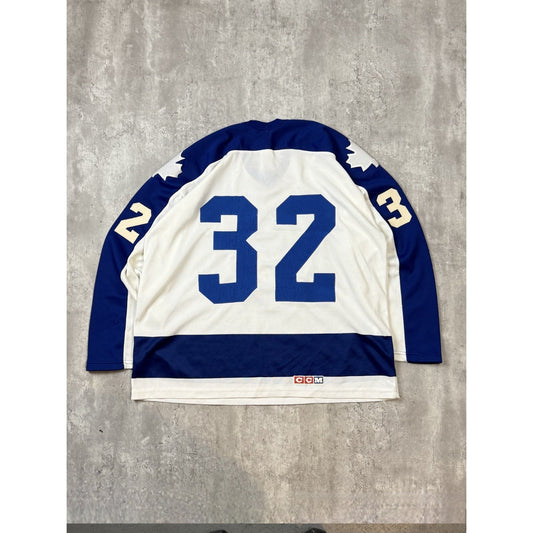 Vintage 1991/92 Mike Eastwood #32 Toronto Maple Leafs NHL CCM Maska Jersey Sz XL