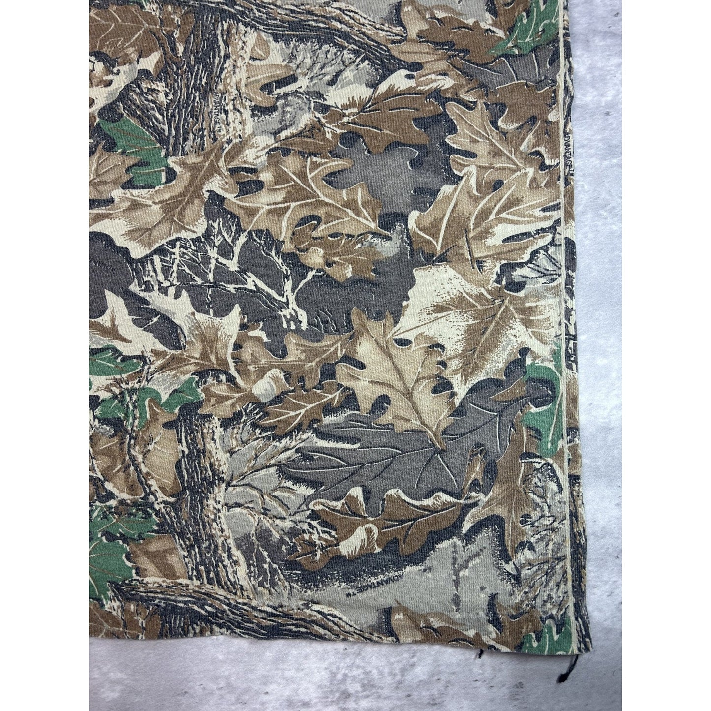 Vintage Advantage Tree Camo Hunting Long Sleeve T-Shirt Size 2XL