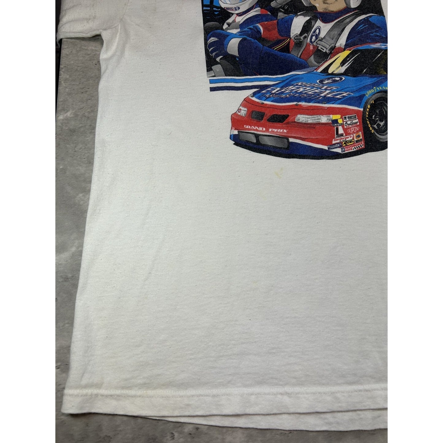 Vintage 90s Richard Petty STP Racing Inside The Ride Nascar T-Shirt Size 2XL
